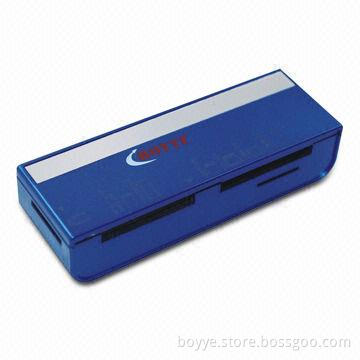All-in-one Card Reader, Supports SIM/M2/MS/MS Pro/MS Duo/MS Pro Duo/microSD/SD/MMC/RS MMC/Mini SD
